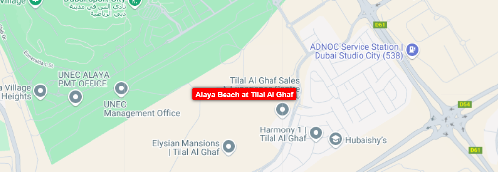 Alaya Beach at Tilal al Ghaf Locations